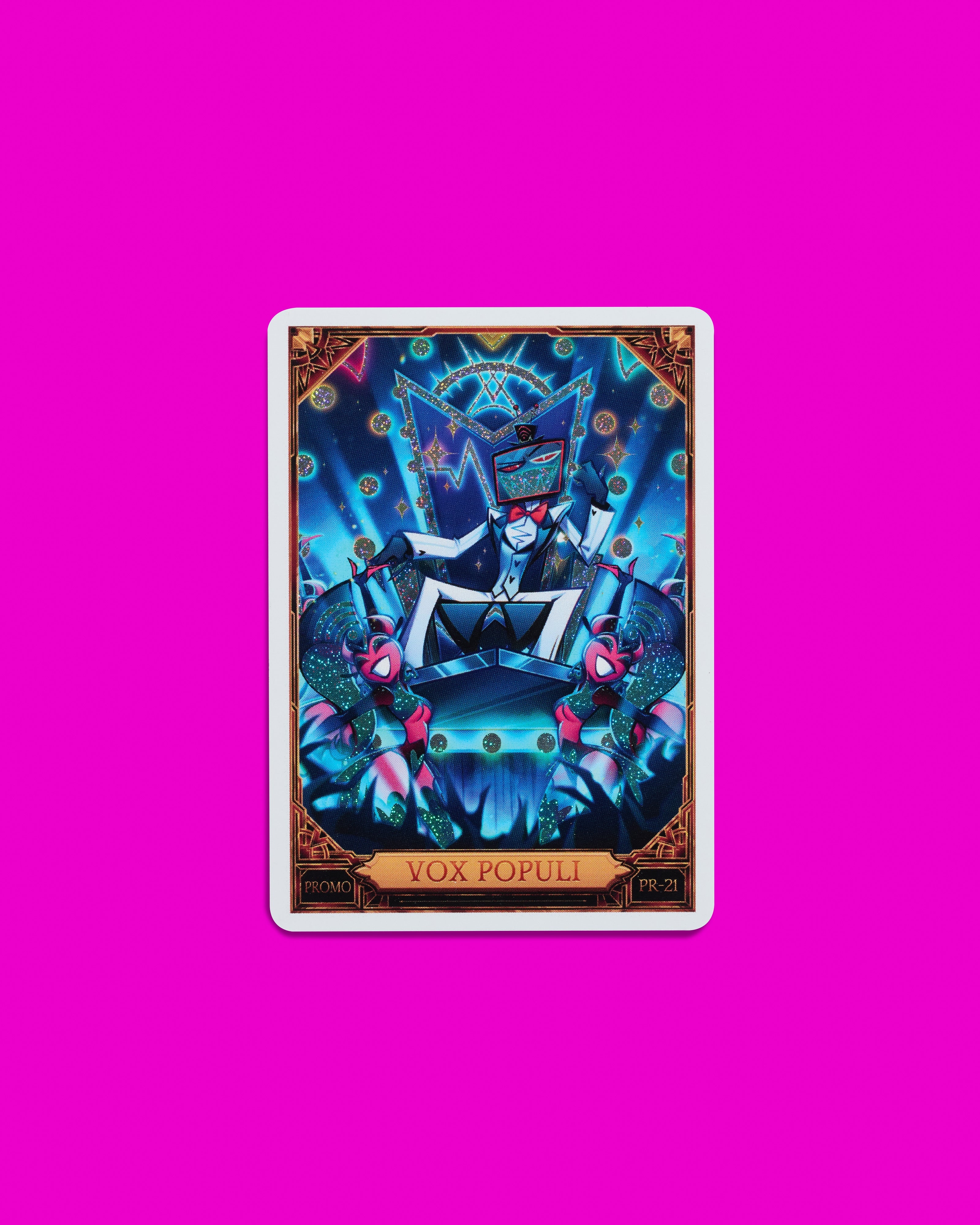Hazbin Hotel Trading Cards Vox Populi Promo Card (PR-21)
