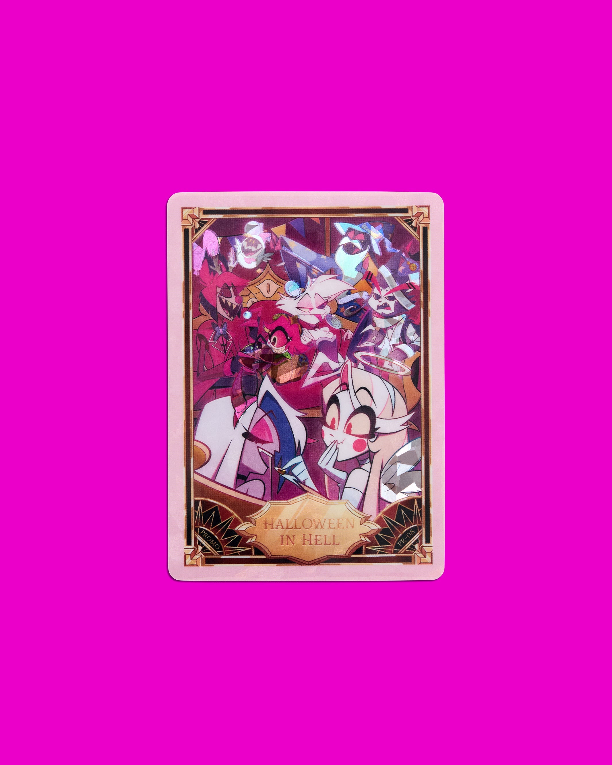 Hazbin Hotel Trading Cards Halloween in Hell Cracked Ice Promo Card (PR-08)