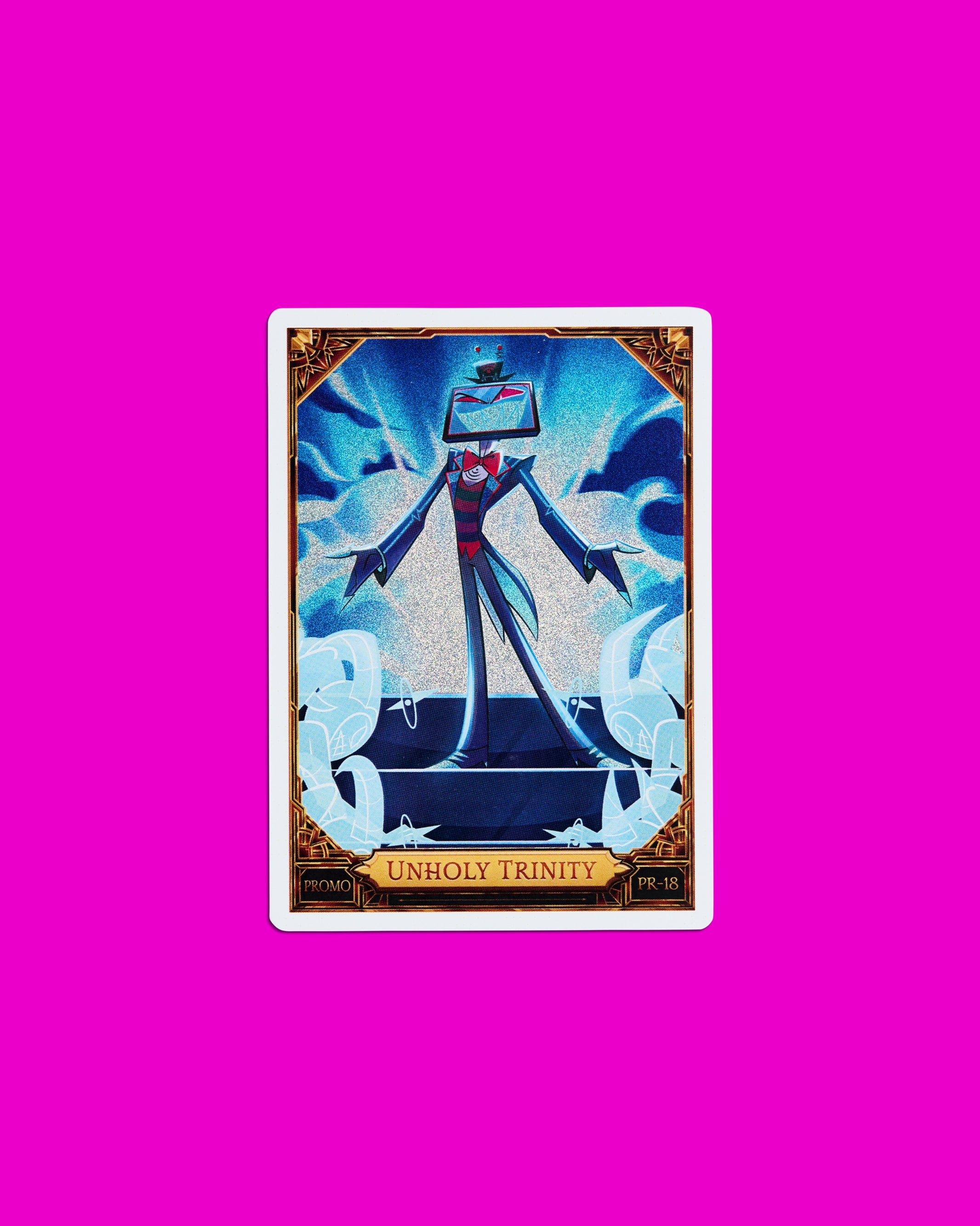Hazbin Hotel Trading Cards Unholy Trinity Promo Card (PR-18)