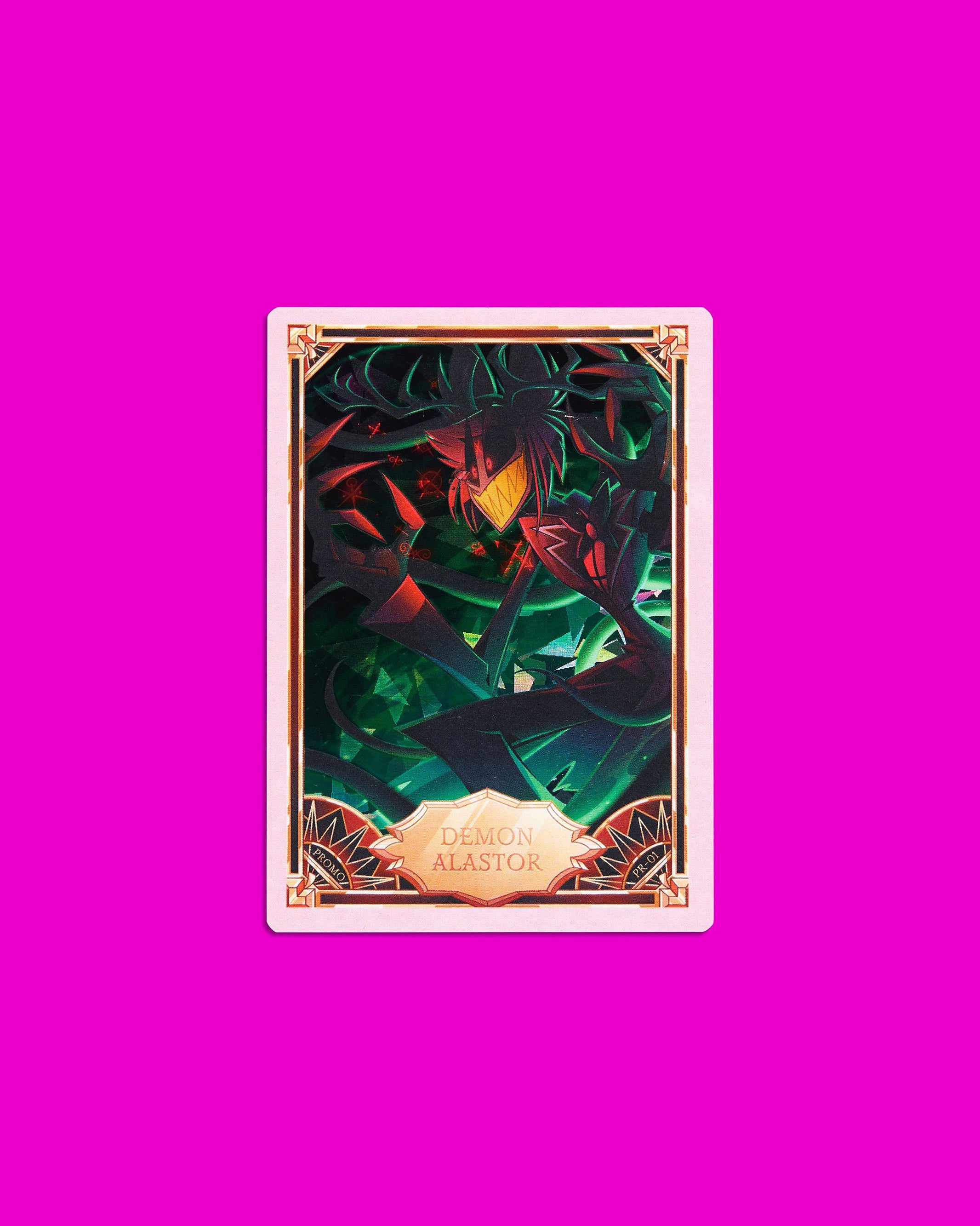 Hazbin Hotel Trading Cards Demon Alastor Cracked Ice Promo Card (PR-01)