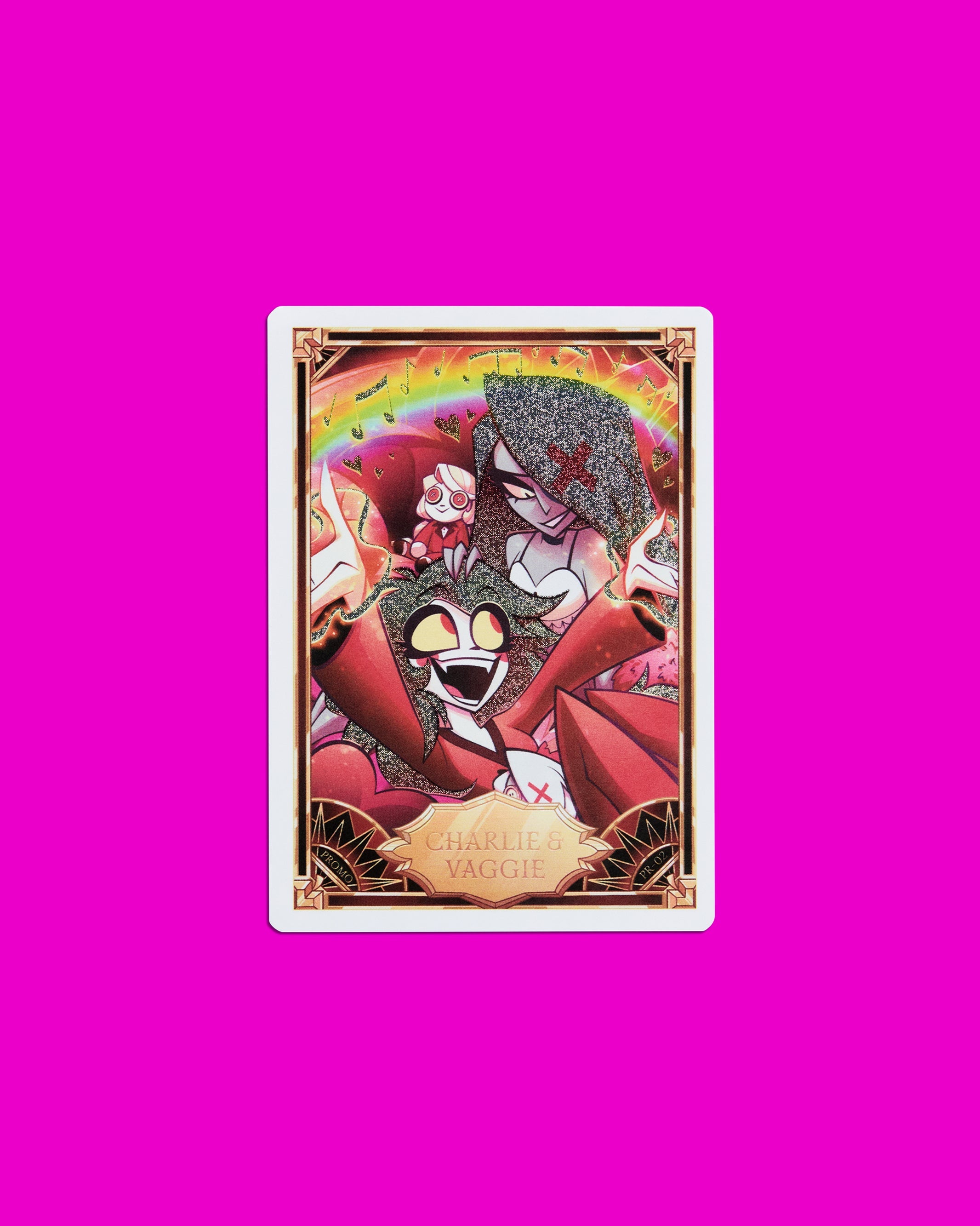 Hazbin Hotel Trading Cards Charlie & Vaggie Promo Card (PR-02)