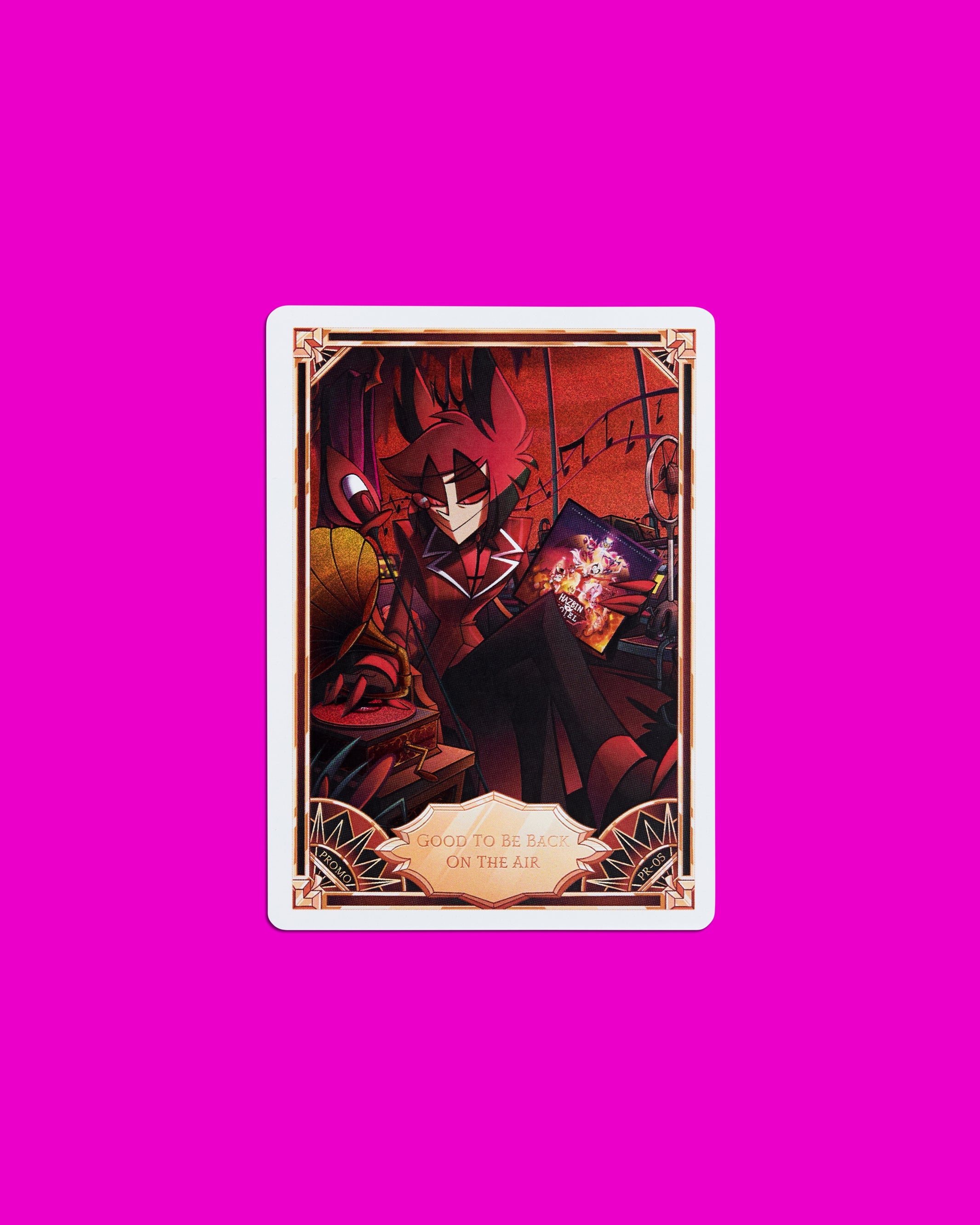 Hazbin Hotel Trading Cards Good To Be Back On The Air Promo Card (PR-05)
