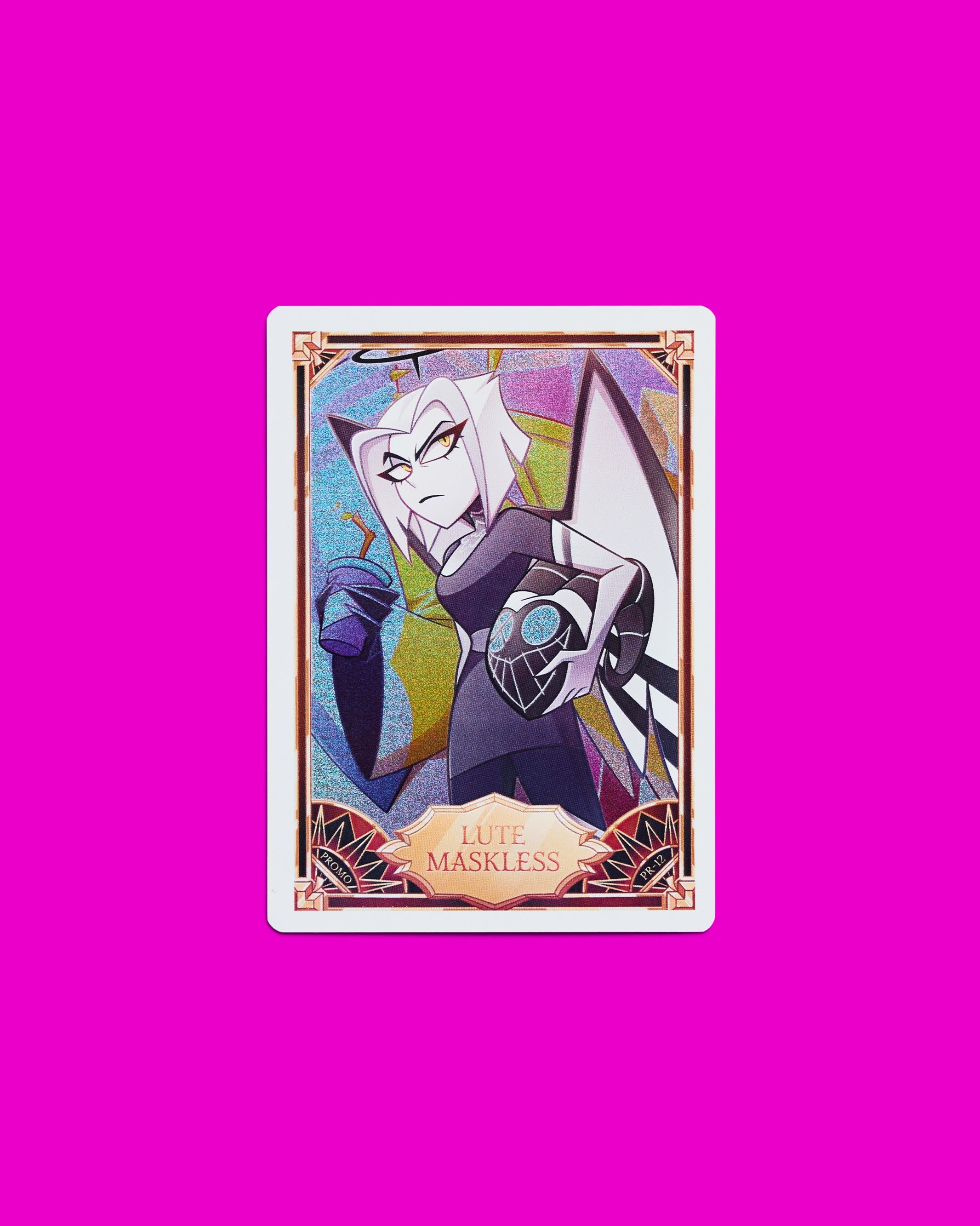 Hazbin Hotel Trading Cards Lute Maskless Promo Card (PR-12)