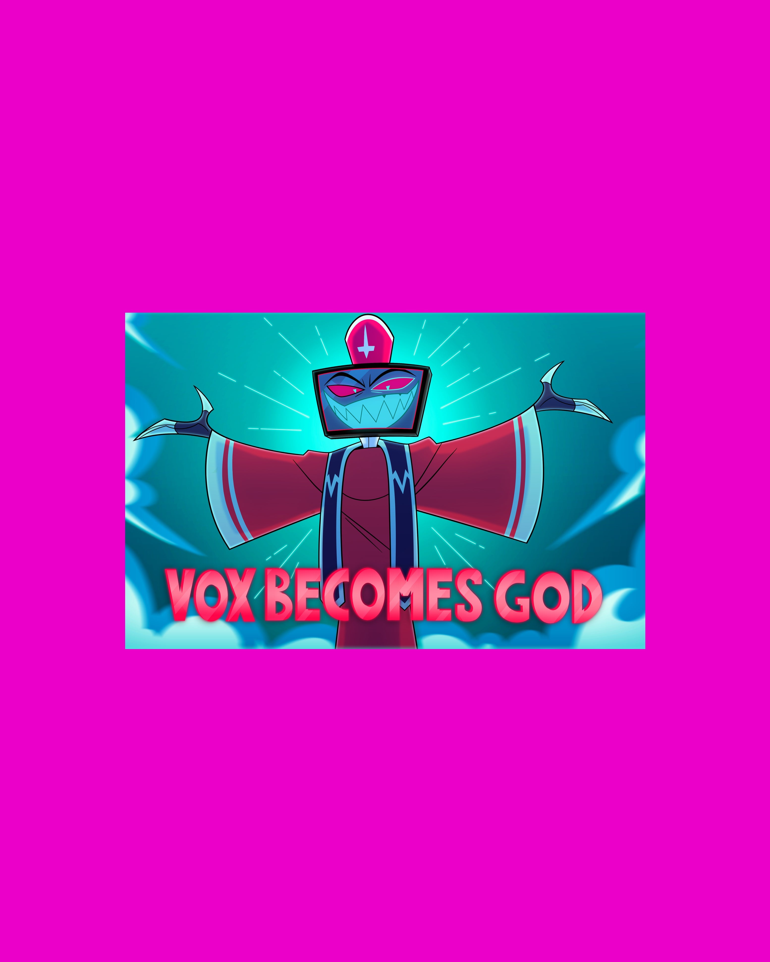 "Vox Becomes God" Vox Graphics Poster